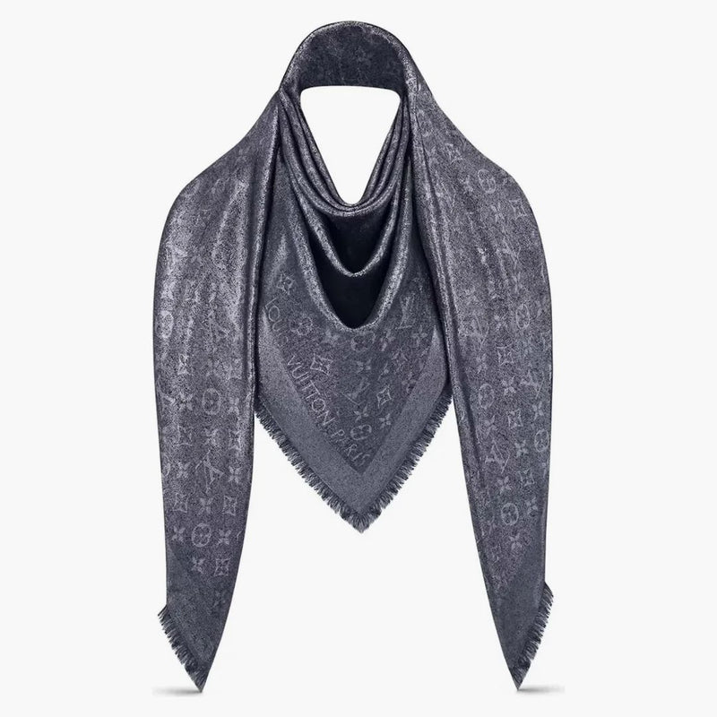 Louis Vuitton Monoglam Shawl Navy Blue