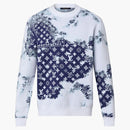 Louis Vuitton Monogram Bandana Crewneck Indigo/white