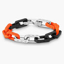 Louis Vuitton Monogram Chain Bracelet Silver