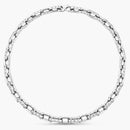 Louis Vuitton Monogram Chain Necklace Silver