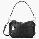 Louis Vuitton Monogram-debossed Calfskin Side Trunk Black