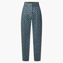Louis Vuitton Monogram Denim Tailored Pants Indigo