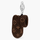 Louis Vuitton Monogram Footprint Bag Charm & Key Holder Brown