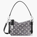 Louis Vuitton Monogram Jacquard Denim Side Trunk Gray