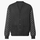 Louis Vuitton Monogram Mix Cashmere Cardigan Anthracite