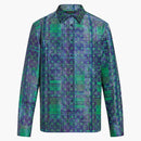 Louis Vuitton Monogram Neon Check Oversized Business Shirt Multicolor