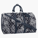 Louis Vuitton Monogram Tapestry Keepall Bandouliere 50