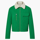 Louis Vuitton Monogram Workwear Denim Jacket Green