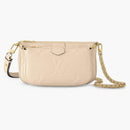 Louis Vuitton Multi Pochette Accessories Creme Beige