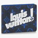 Louis Vuitton Multiple Wallet Monogram Blue