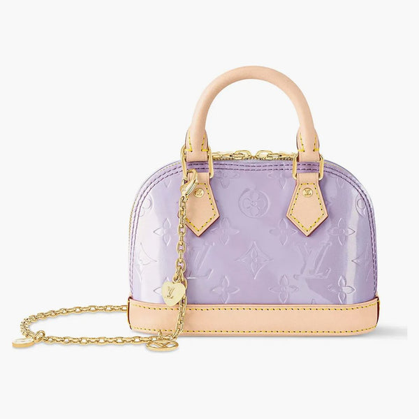 Louis Vuitton Nano Alma Glossy Lilac
