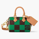 Louis Vuitton Nano Speedy Bandoulière Damier Pop Green
