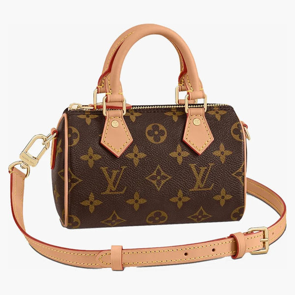 Louis Vuitton Nano Speedy Monogram Canvas Brown