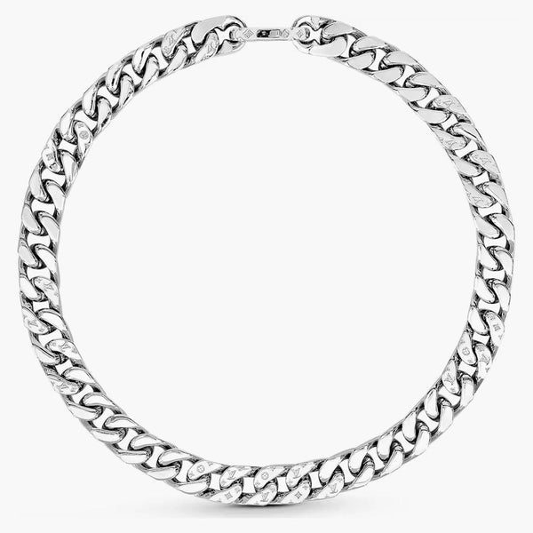 Louis Vuitton Necklace Chain Links Silver