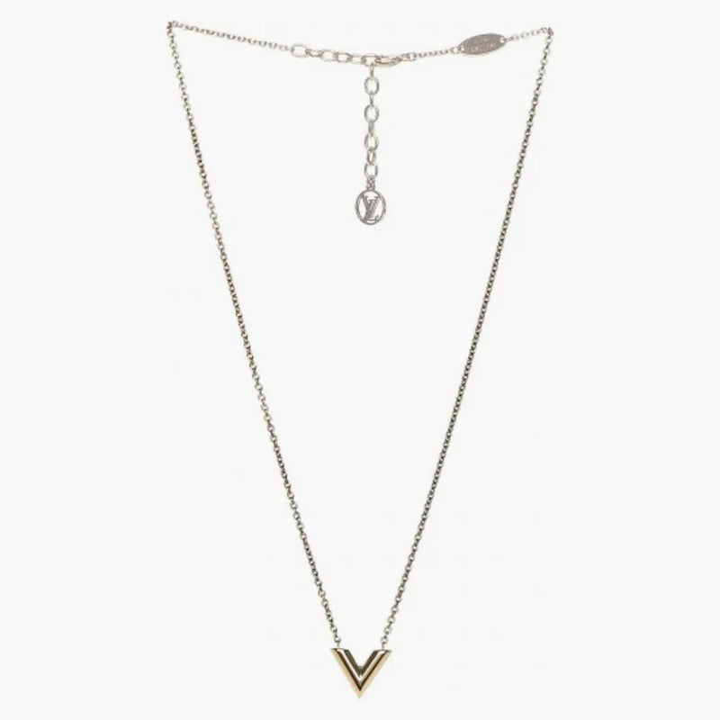 Louis Vuitton Necklace Essential V Gold