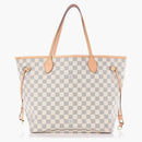 Louis Vuitton Neo Neverfull Damier Azur (without Pouch) Mm Rose Ballerine Lining