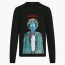 Louis Vuitton Neon Working Man Crewneck Black