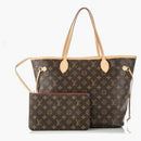 Louis Vuitton Neverfull Monogram Mm Cerise Lining