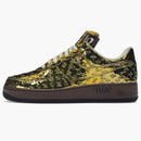 Louis Vuitton Nike Air Force 1 Low By Virgil Abloh Metallic Gold