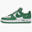 Louis Vuitton Nike Air Force 1 Low By Virgil Abloh White Green