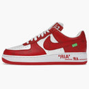 Louis Vuitton Nike Air Force 1 Low By Virgil Abloh White Red