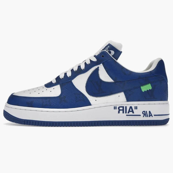 Louis Vuitton Nike Air Force 1 Low By Virgil Abloh White Royal