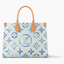 Louis Vuitton Onthego Mm Lagoon Blue