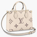 Louis Vuitton Onthego Pm Creme/bois De Rose