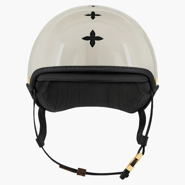 Louis Vuitton Pm Bicycle Helmet Monogram/beige/black/gold