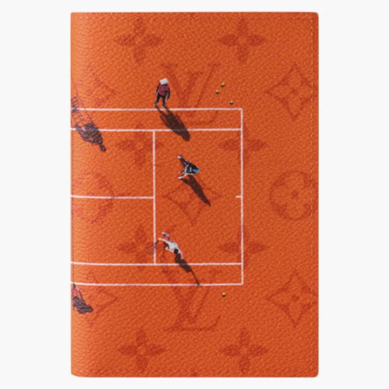 Louis Vuitton Tennis Passport Cover Brick Red