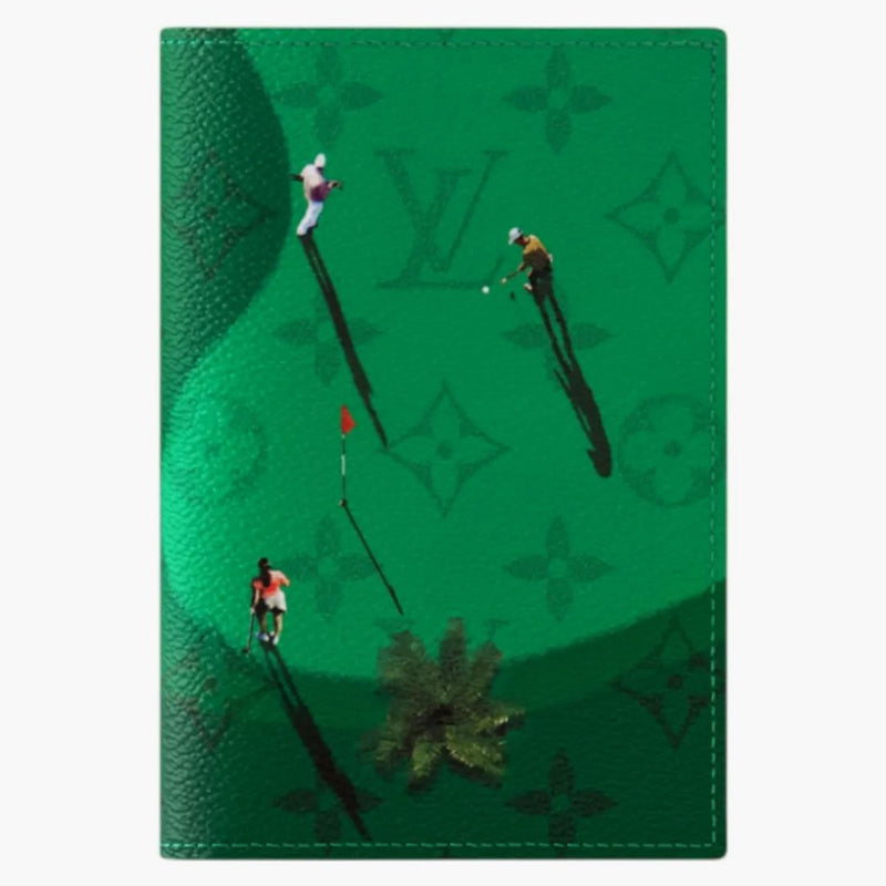 Louis Vuitton Golf Passport Cover Green