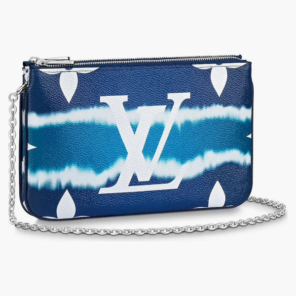 Louis Vuitton Pochette Double Zip Lv Escale Bleu