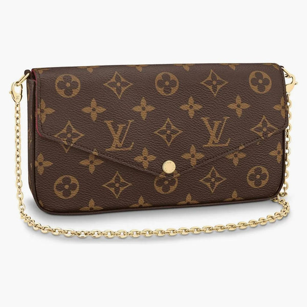 Louis Vuitton Pochette Felicie Monogram (without Accessories) Fuchsia Lining