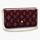 Louis Vuitton Pochette Felicie Monogram Vernis Amarante