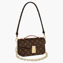 Louis Vuitton Pochette Métis East West Monogram Canvas Brown