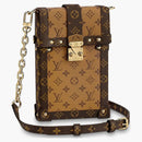 Louis Vuitton Pochette Trunk Verticale Monogram Reverse Brown