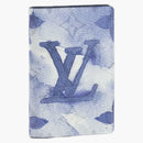 Louis Vuitton Pocket Organizer Ink Watercolor Blue