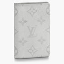 Louis Vuitton Pocket Organizer Monogram Antarctica Taiga White
