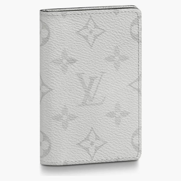 Louis Vuitton Pocket Organizer Monogram Antarctica Taiga White