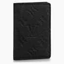 Louis Vuitton Pocket Organizer Monogram Taurillon Noir