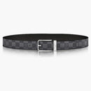 Louis Vuitton Pont Neuf Belt Damier Graphite 35 Mm Black Grey