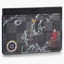 Louis Vuitton Porte Cartes Simple Damier Graphite Map Black Lining