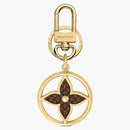Louis Vuitton Puzzle Flower Monogram Keyring Gold/monogram Canvas
