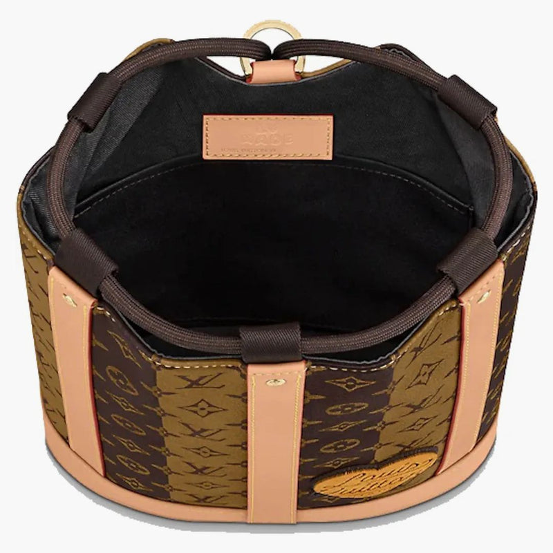 Louis Vuitton X Nigo Randonée Messenger Monogram Stripes Brown