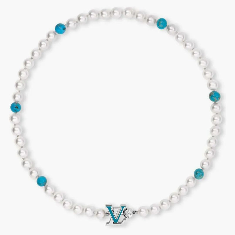 Louis Vuitton Rodeo Necklace Turquoise