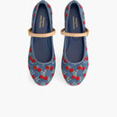 Louis Vuitton Romy Flat Ballerina X Takashi Murakami Denim