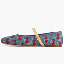 Louis Vuitton Romy Flat Ballerina X Takashi Murakami Denim