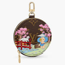 Louis Vuitton Round Coin Purse Monogram Vivienne Wisteria Pink