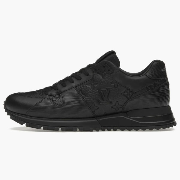 Louis Vuitton Run Away Sneaker Monogram Embossed Leather Black