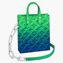Louis Vuitton Sac Plat Xs Taurillon Illusion Blue/green